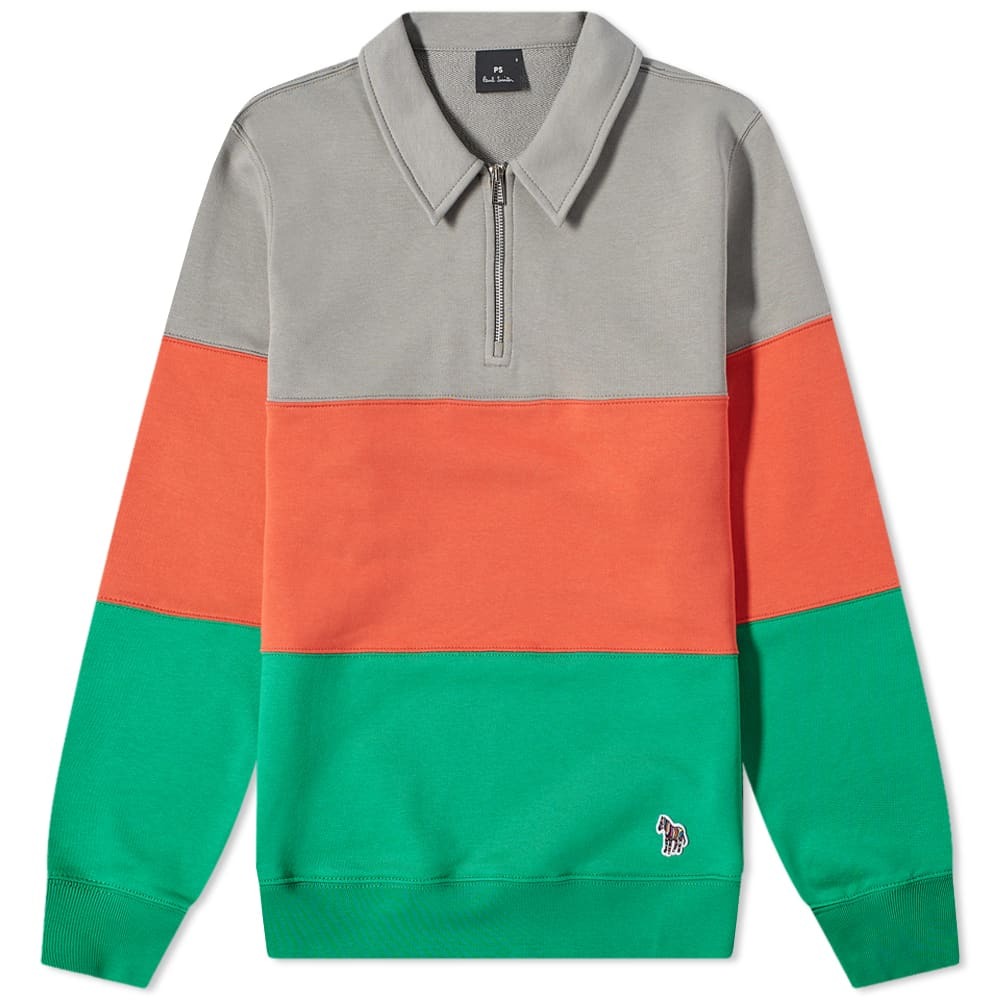 

Толстовка Paul Smith Striped Zebra Half Zip Sweat, Оранжевый
