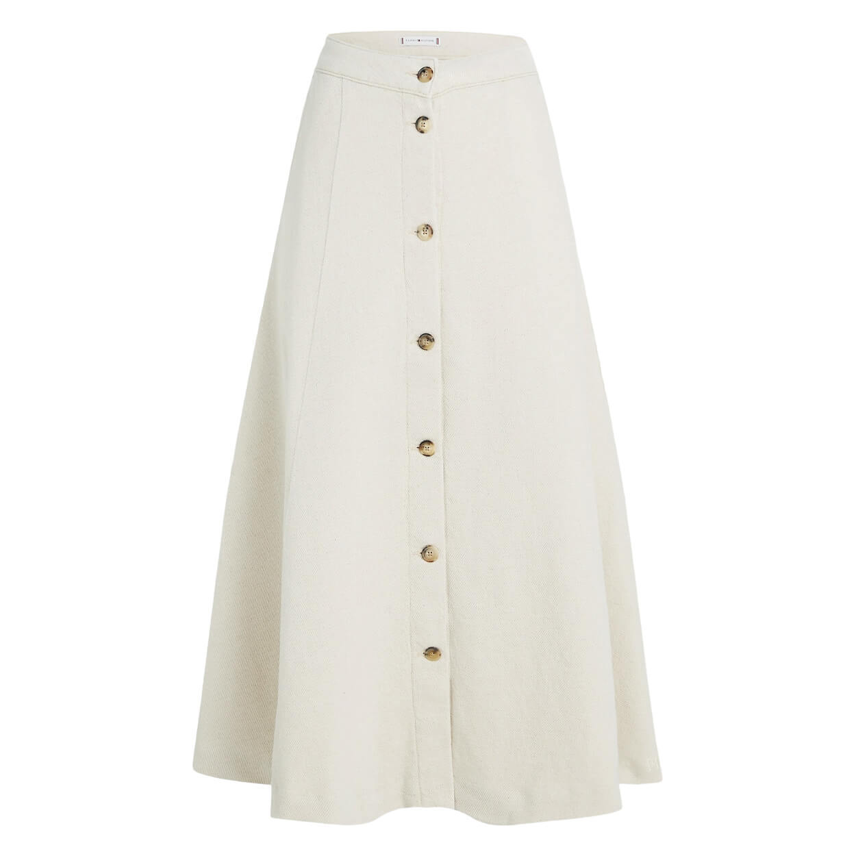 

Юбка Tommy Hilfiger Denim Pleated, светло-бежевый