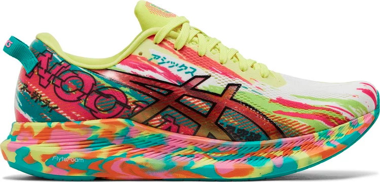 Кроссовки wmns noosa tri 13 'color injection pack - hot pink sour yuzu' Asics, многоцветный - фото