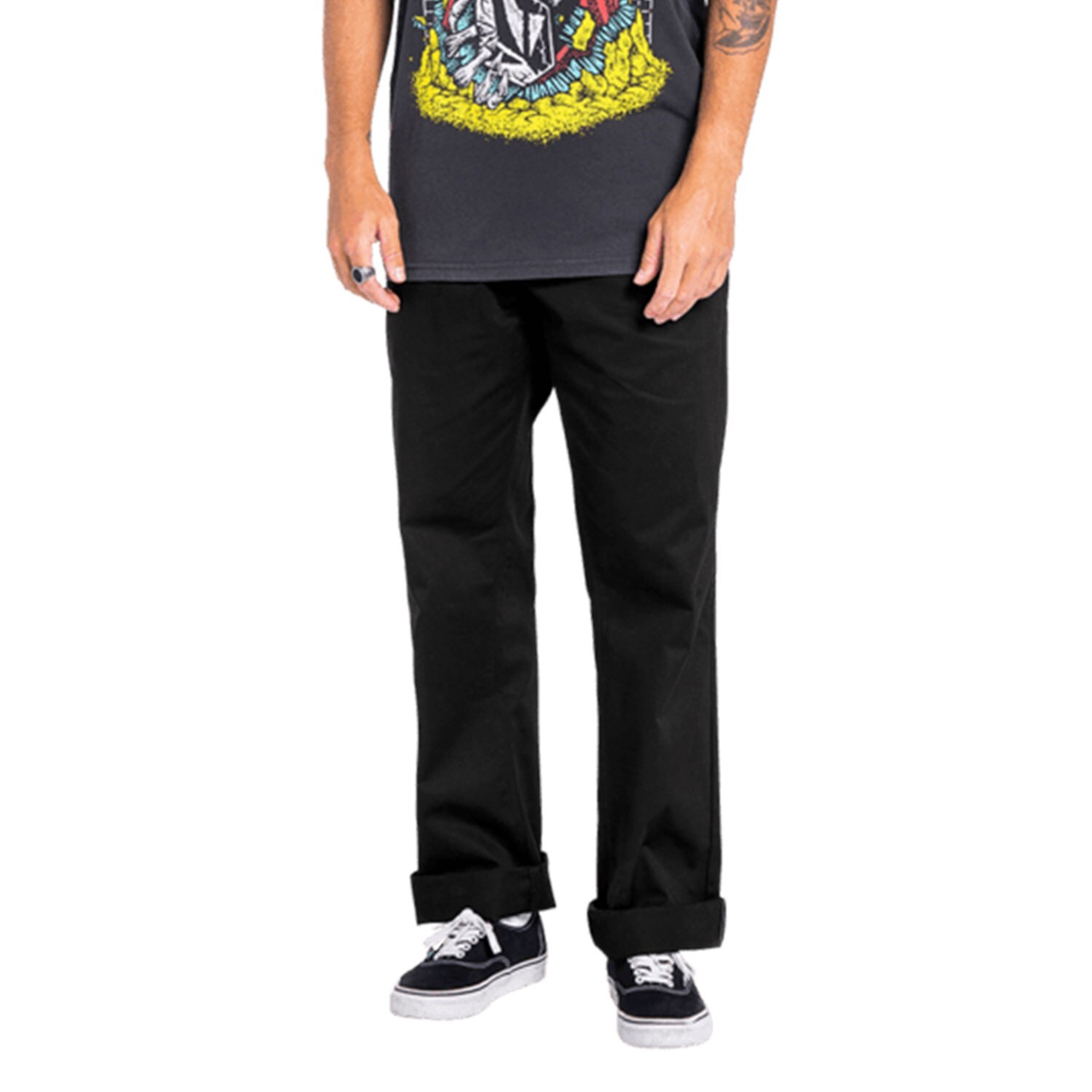 

Брюки чинос Volcom Frickin Skate Chino, черный