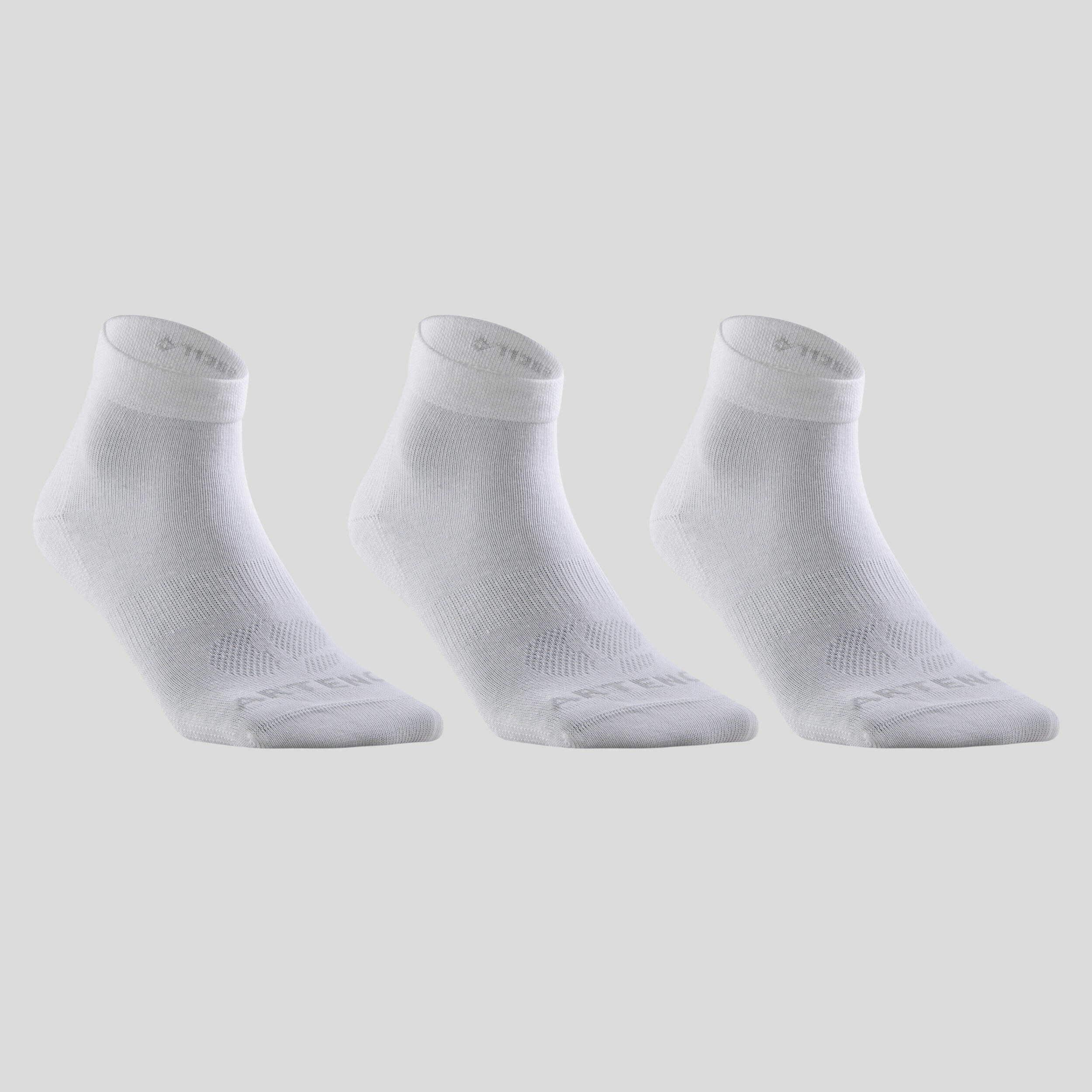 Теннисные носки - RS 160 Mid, 3 шт. в упаковке, белые ARTENGO, белый носки белые детские 3 шт в упаковке