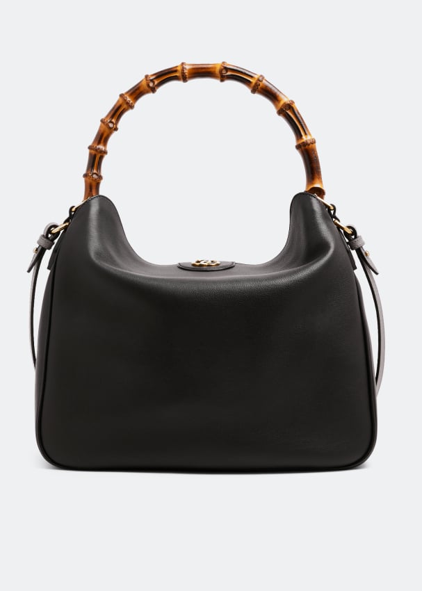 Сумка GUCCI Diana medium shoulder bag, черный сумка ki601748i cool defea medium shoulder bag 48i metallic glow