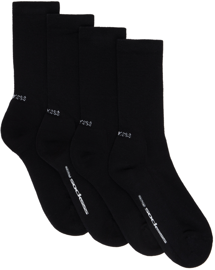 

Набор из двух пар черных носков SOCKSSS