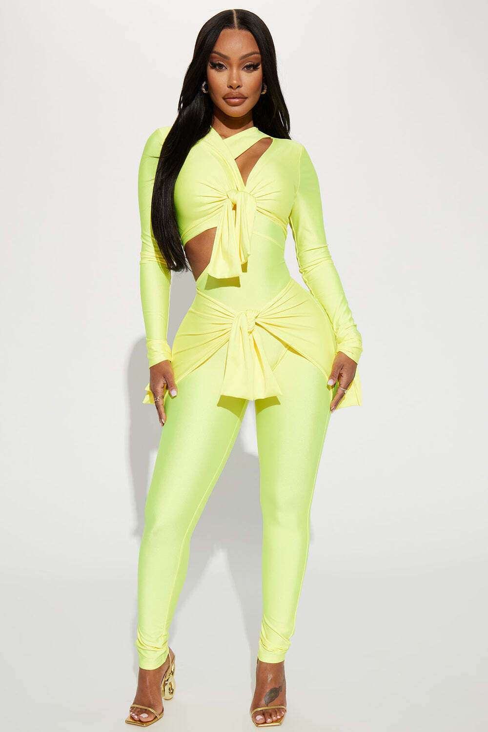 

Комбинезон Fashion Nova JP2708, желтый
