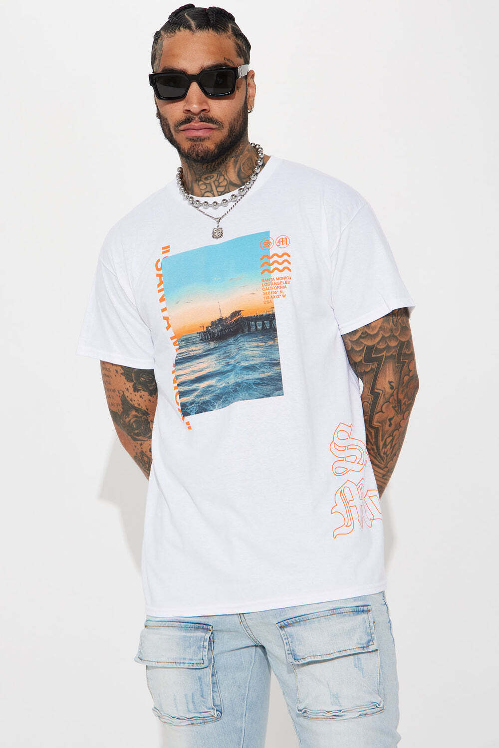 

Футболка Fashion Nova SPDN2224M, белый