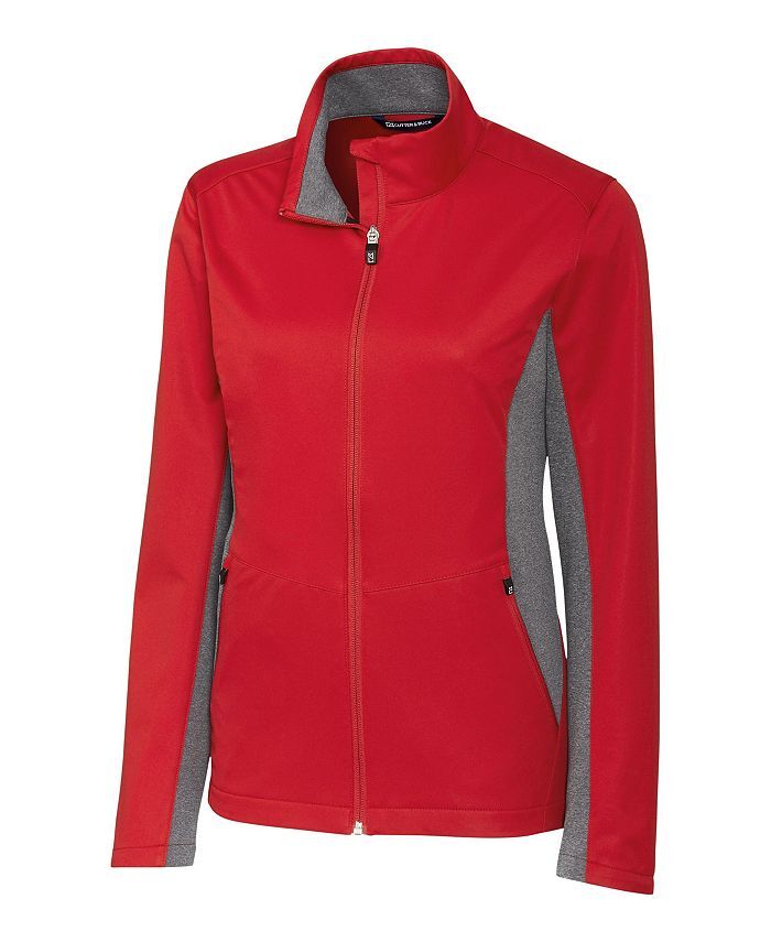 

Женская куртка Navigate Softshell на молнии во всю длину Cutter & Buck, красный