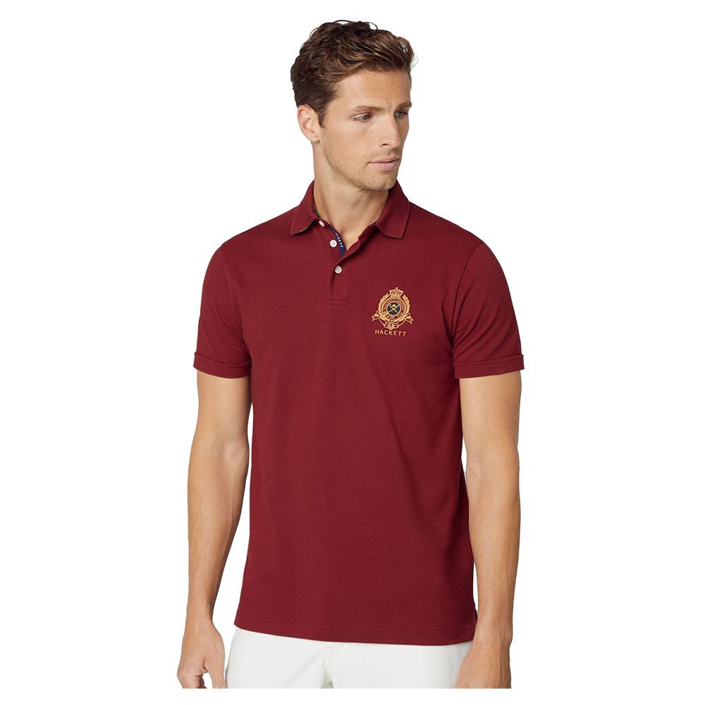 

Поло с коротким рукавом Hackett Heritage, красный
