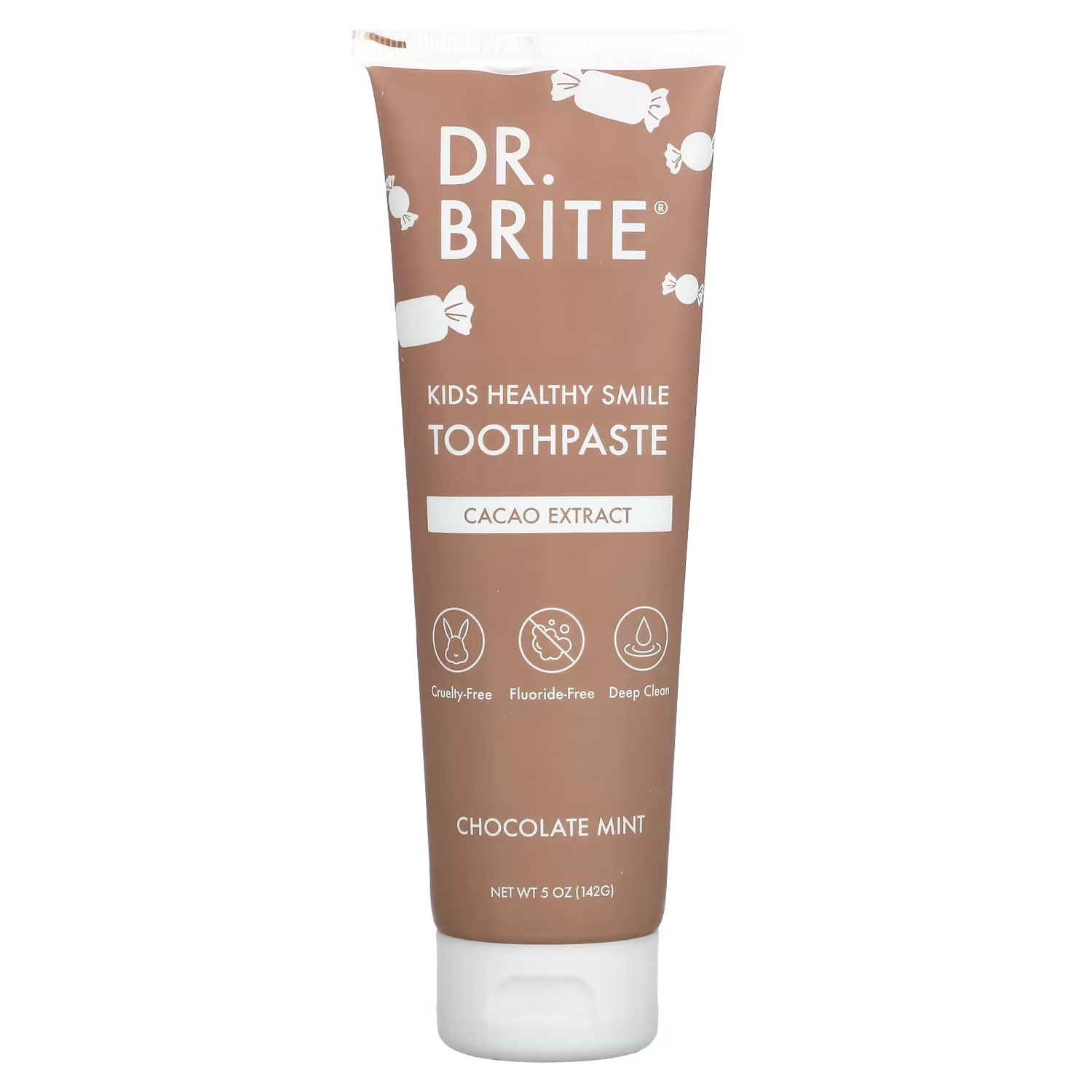 

Зубная паста Dr. Brite Kids Healthy Smile с шоколадом и мятой, 5 унций (142 г)