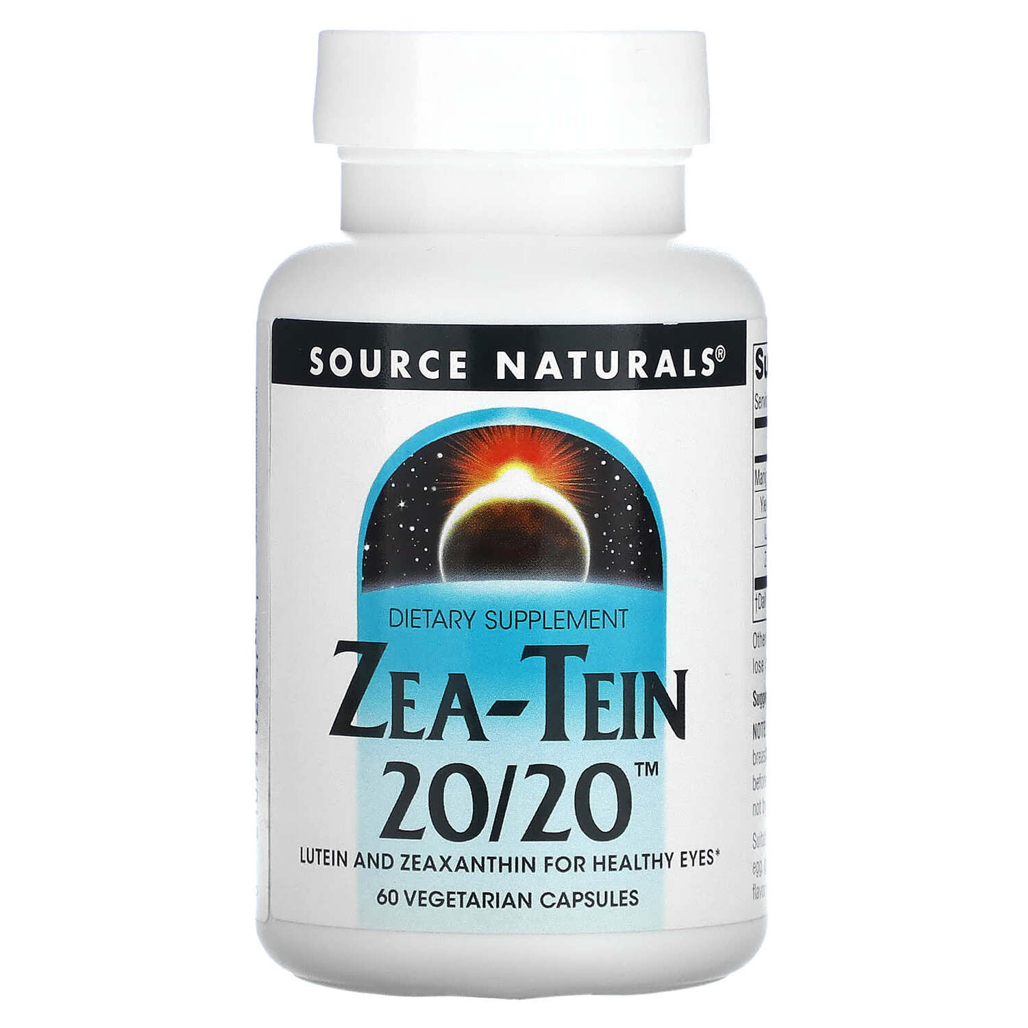 

Zea-Tein 20/20, 60 вегетарианских капсул, Source Naturals
