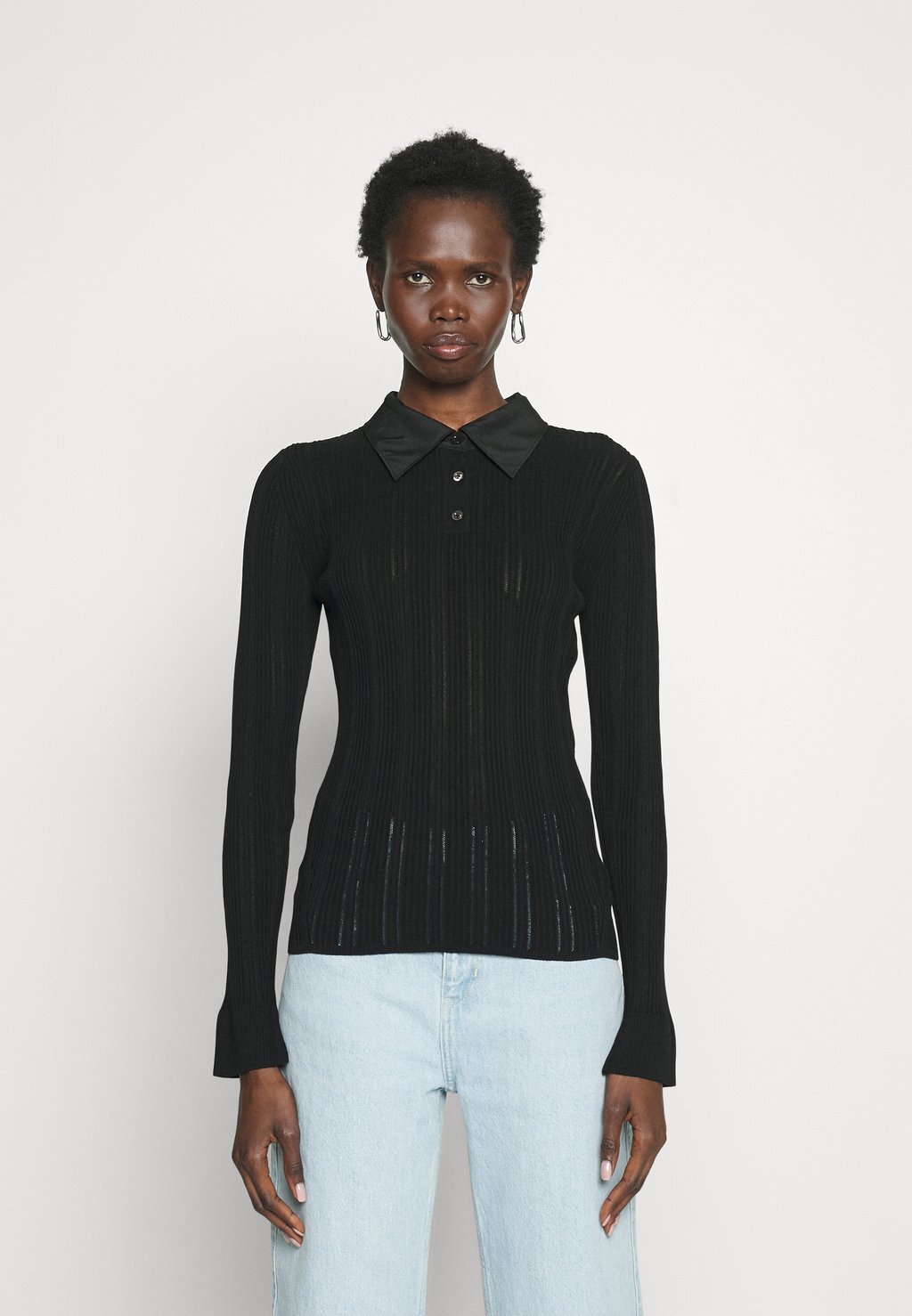 

Поло Variegated 3.1 Phillip Lim, черный