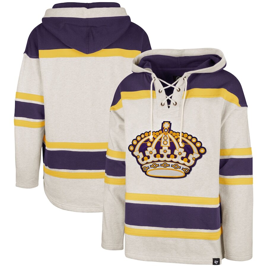 

Пуловер с капюшоном 47 Los Angeles Kings, серый