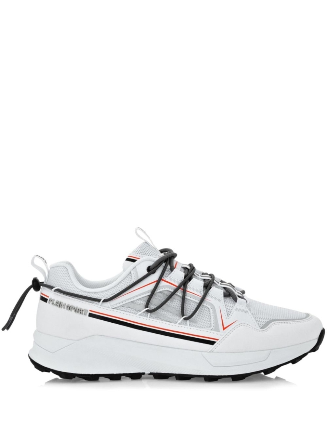 

Plein Sport кроссовки с застежкой тогл, белый