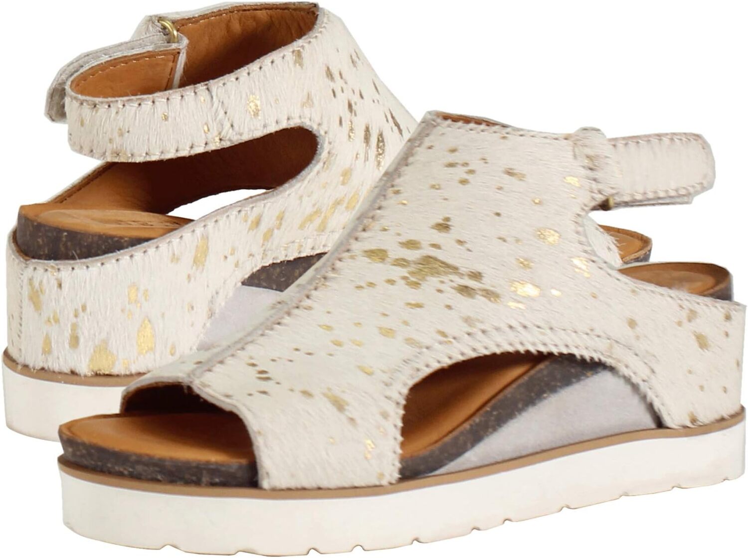 

Туфли на танкетке Get Along Diba True, цвет White/Gold