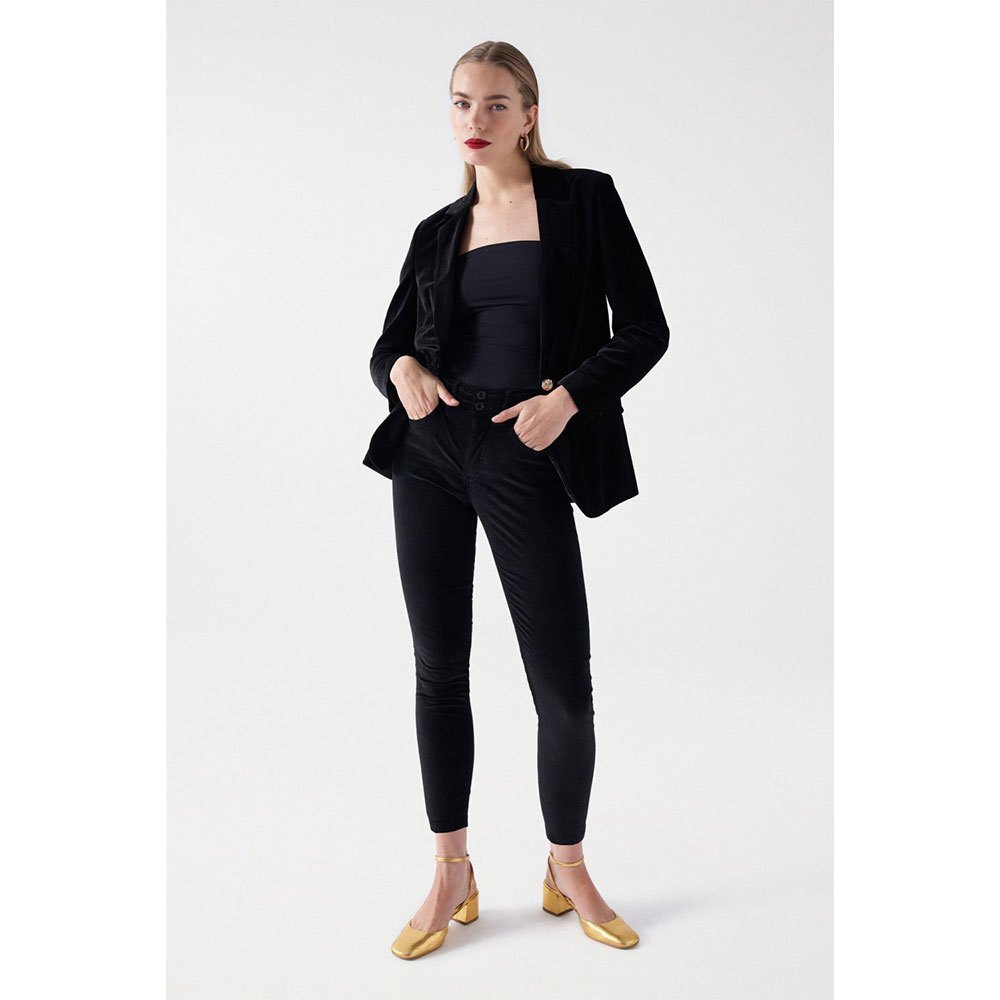 

Блейзер Salsa Jeans Velvet, черный