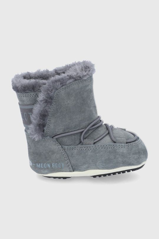 Детские зимние ботинки Moon Boot, серый резиновая обувь viking полусапоги classic kids boot