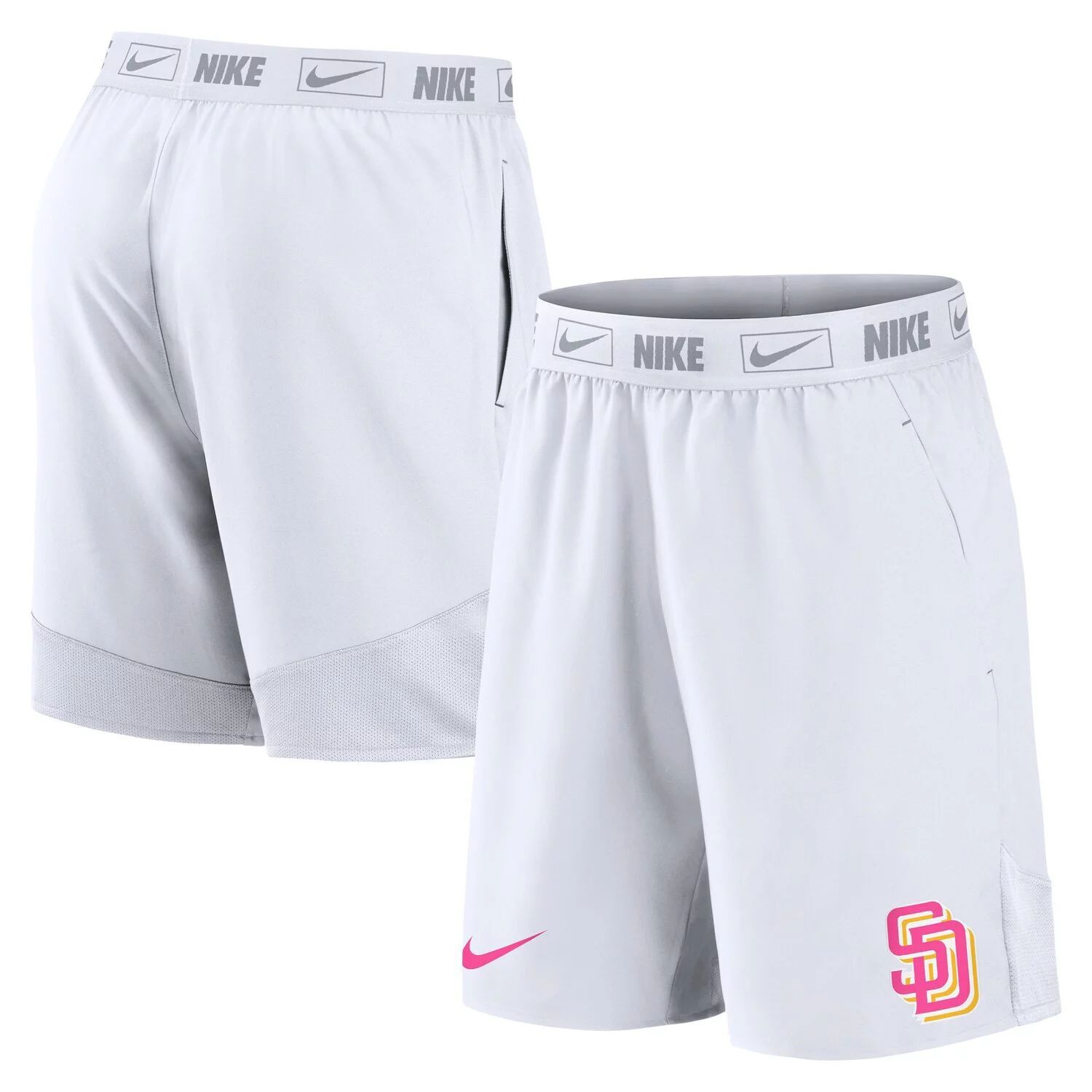 

Мужские белые спортивные шорты San Diego Padres City Connect Nike