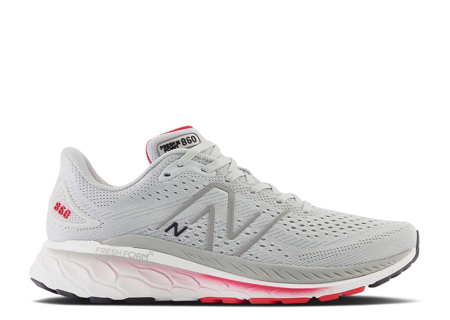 

Кроссовки New Balance Fresh Foam X 860V13 'Light Aluminum True Red', серый