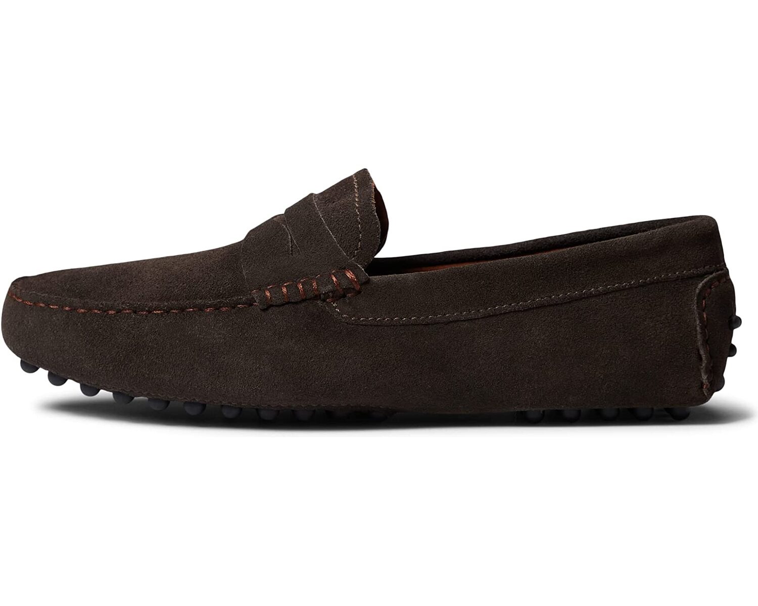 

Лоферы Suede Penny Driver Massimo Matteo, кафе