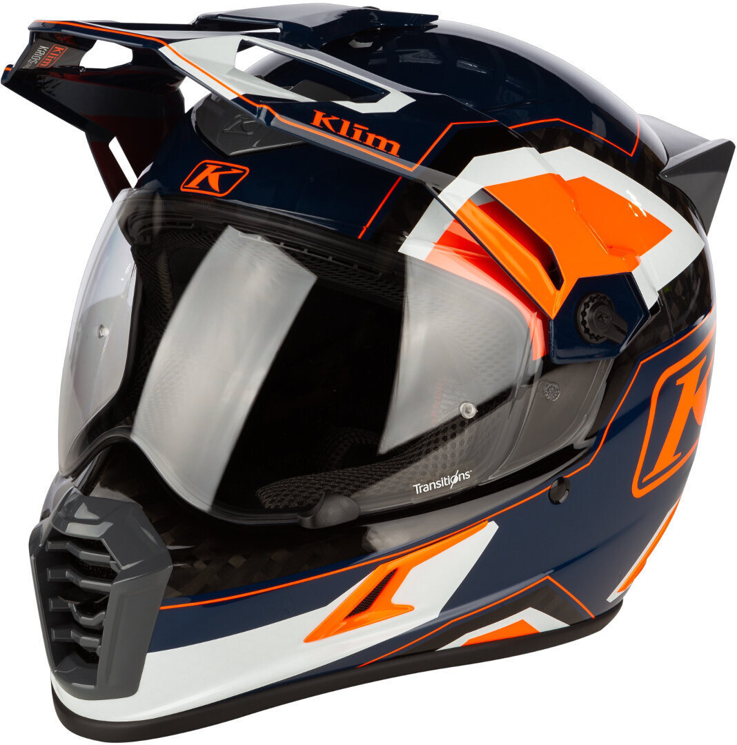 

Klim Krios Pro Rally Carbon Шлем мотокросса, оранжевый