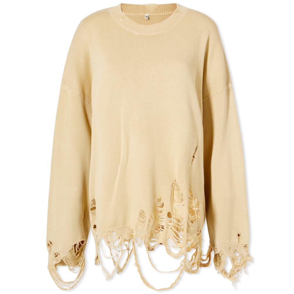 

Джемпер R13 Destroyed Oversized Crew Sweat