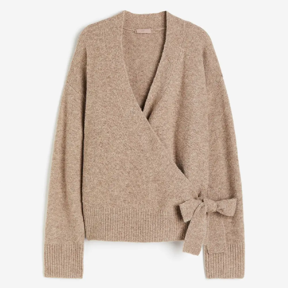 

Кардиган H&M Wrap, бежевый