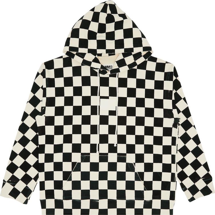 Толстовка MM6 Maison Margiela Sweatshirt 'Grey Check', серый - фото