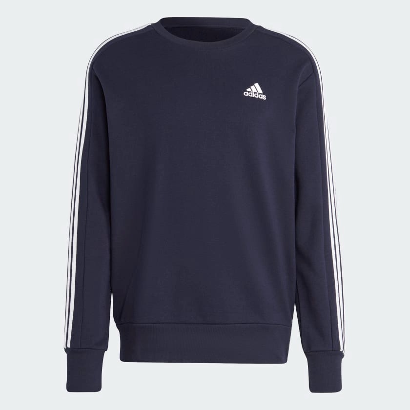 

Свитшот Adidas Sportswear Essentials French Terry 3-stripes, синий/белый