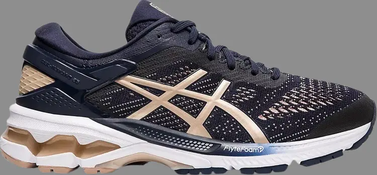 

Кроссовки wmns gel kayano 26 'midnight frosted almond' Asics, синий
