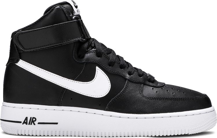 Кроссовки Nike Air Force 1 High 'Black White', черный - фото