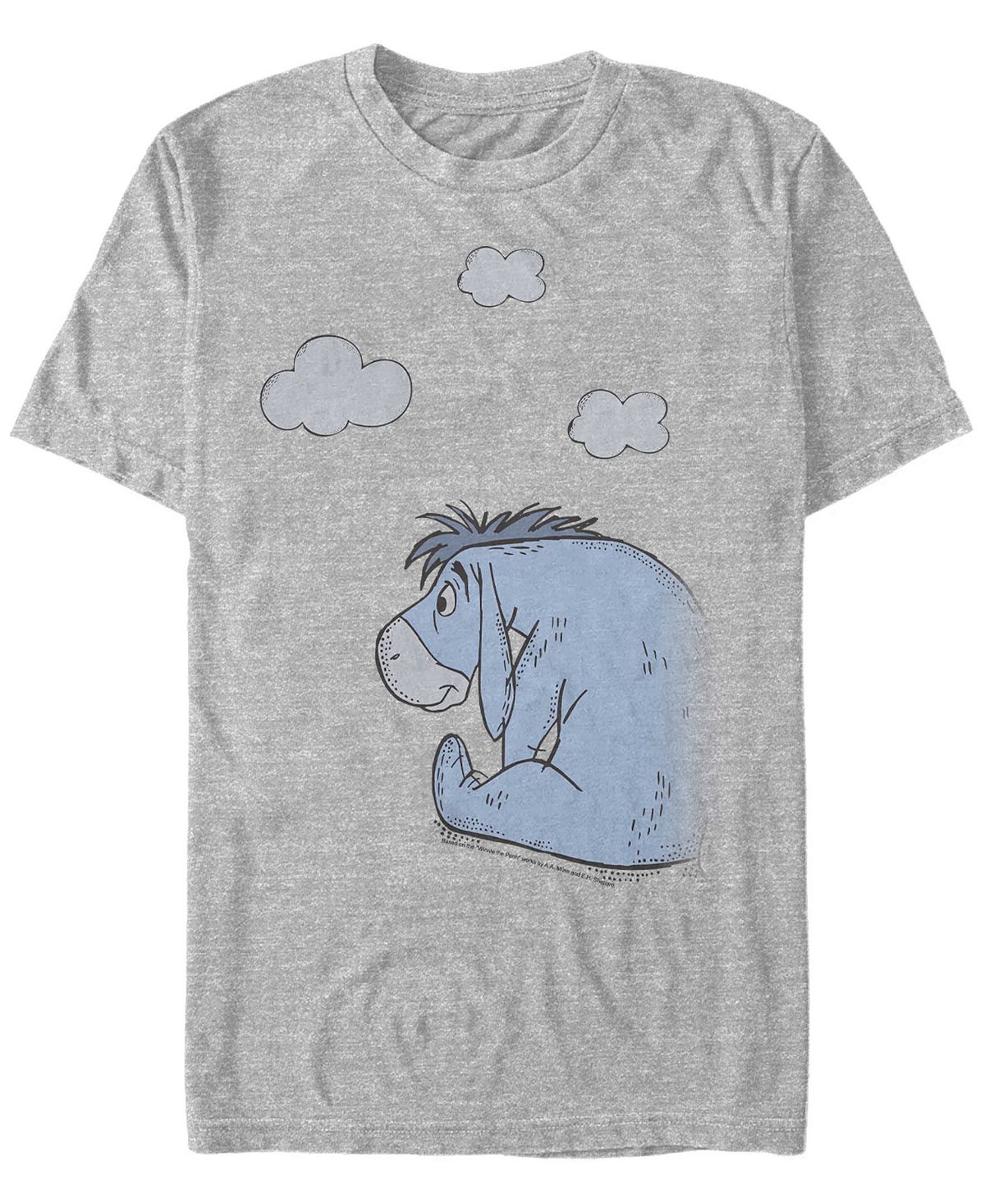 Мужская футболка с коротким рукавом cloudy eeyore Fifth Sun, мульти сравнилки винни пуха горшочек винни пуха полный пустой