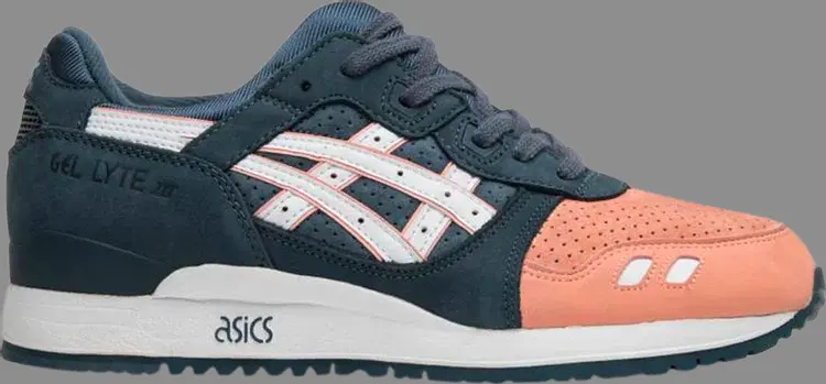 

Кроссовки ronnie fieg x gel lyte 3 'salmon toe' collector's wooden box Asics, синий