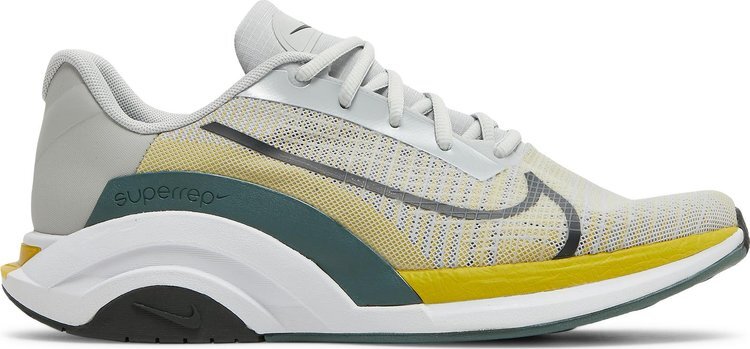 

Кроссовки Nike ZoomX SuperRep Surge 'Grey Fog Citron', серый