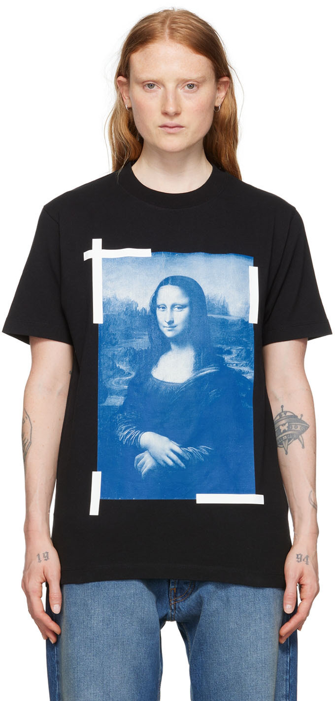 

Черная футболка Monalisa Off-White