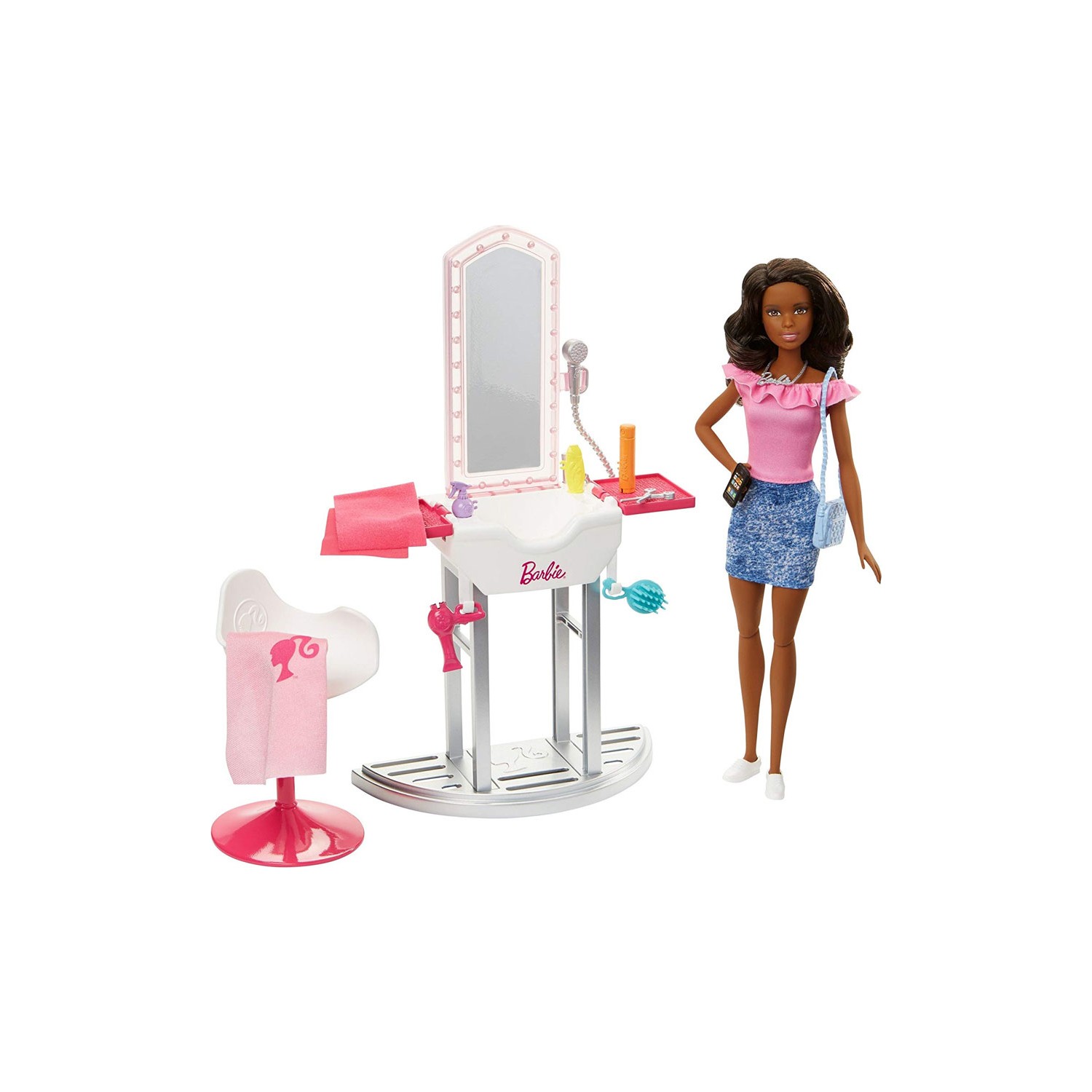 Игровой набор Barbie мебель для дома барби кукла для вечеринки кожаная одежда юбка аксессуары для 11 5 дюймовых кукол барби и кукол bjd игрушки для девочек бесплатно высокие кабл
