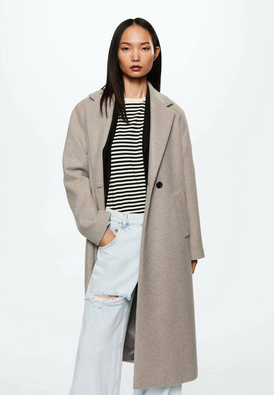 

Пальто классическое Mango, middenbruin