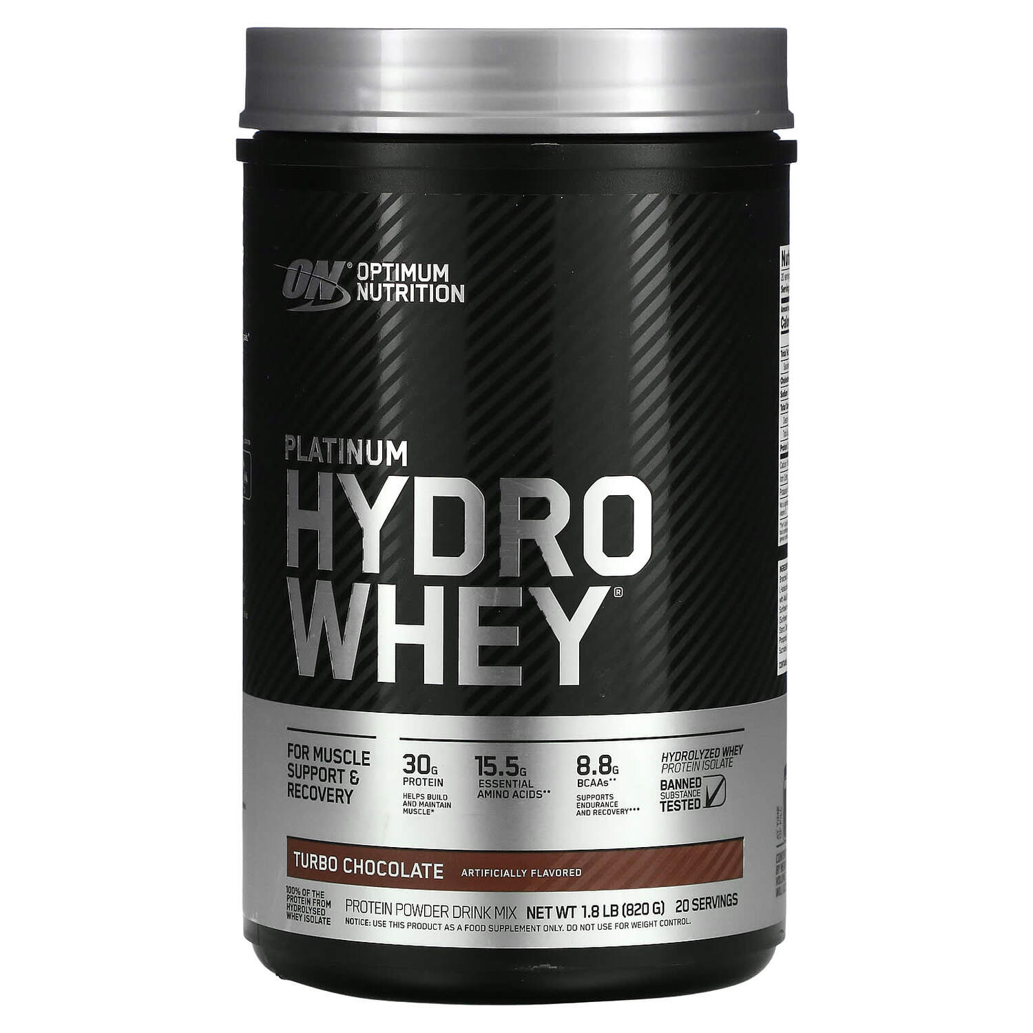 

Platinum Hydro Whey, турбо-шоколад, 795 г (1,75 фунта), Optimum Nutrition
