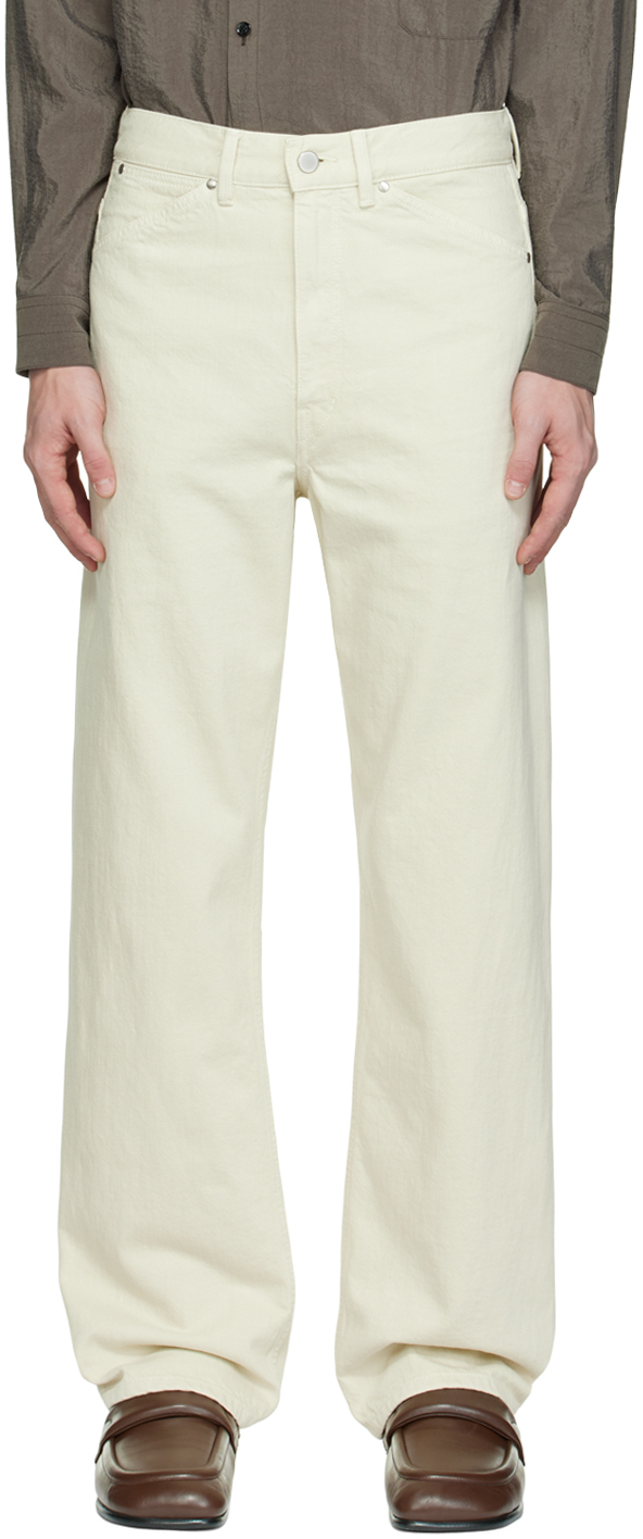 

Бесшовные джинсы Off-White LEMAIRE