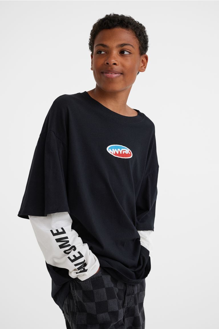 

Топ из хлопкового джерси H&M