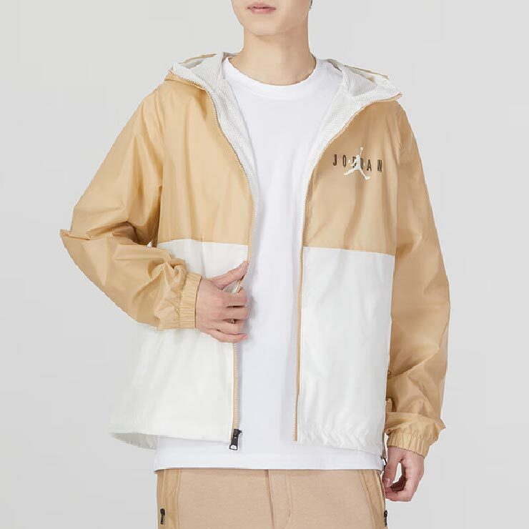 

Куртка Nike Jordan Essential Men's Woven, белый/светло-коричневый