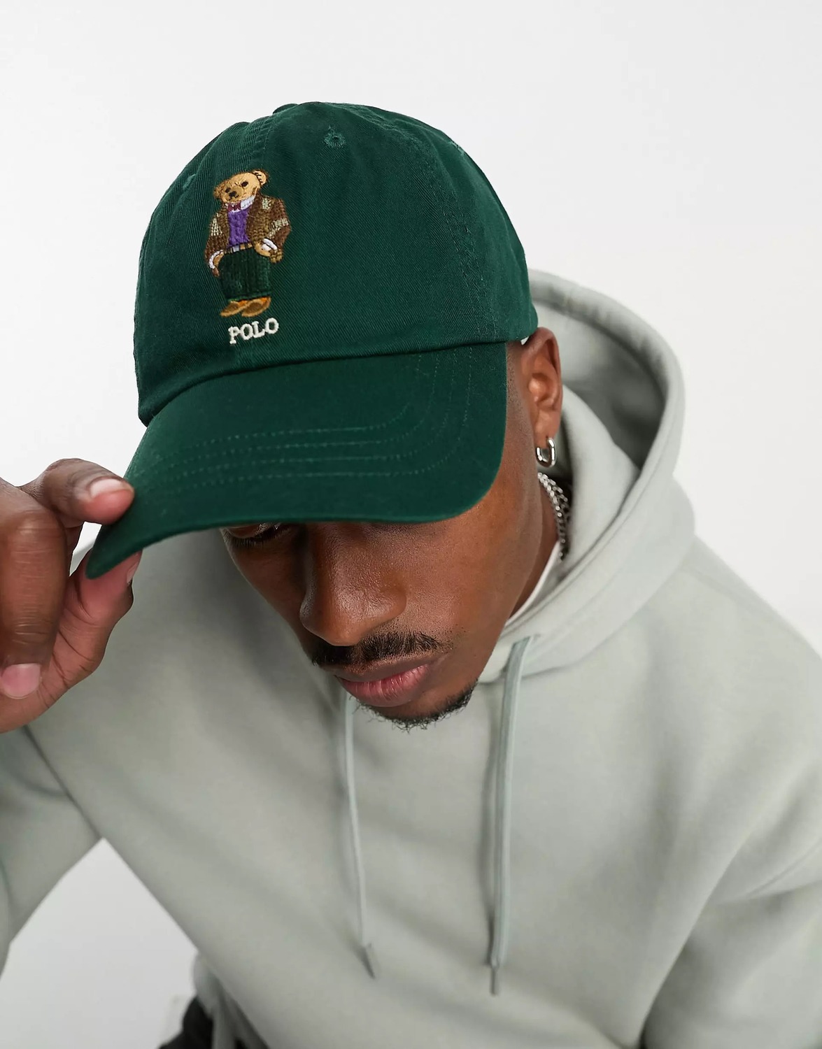

Бейсболка Polo Ralph Lauren With Club Bear Logo, зеленый