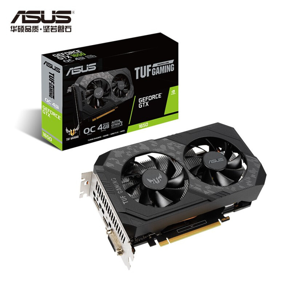 Видеокарта игровая Asus TUF Gaming GeForce GTX 1650 GDDR6 4GB P V2 видеокарта asus tuf rtx3060 o12g v2 gaming 12gb 90yv0gc0 m0na10