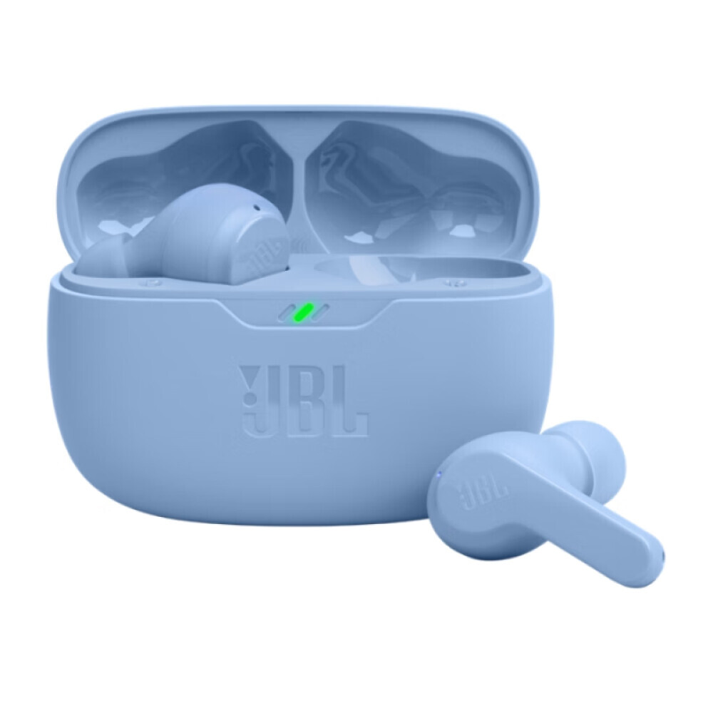 

Bluetooth-гарнитура JBL Wave Beam true с шумоподавлением спортивная, синий