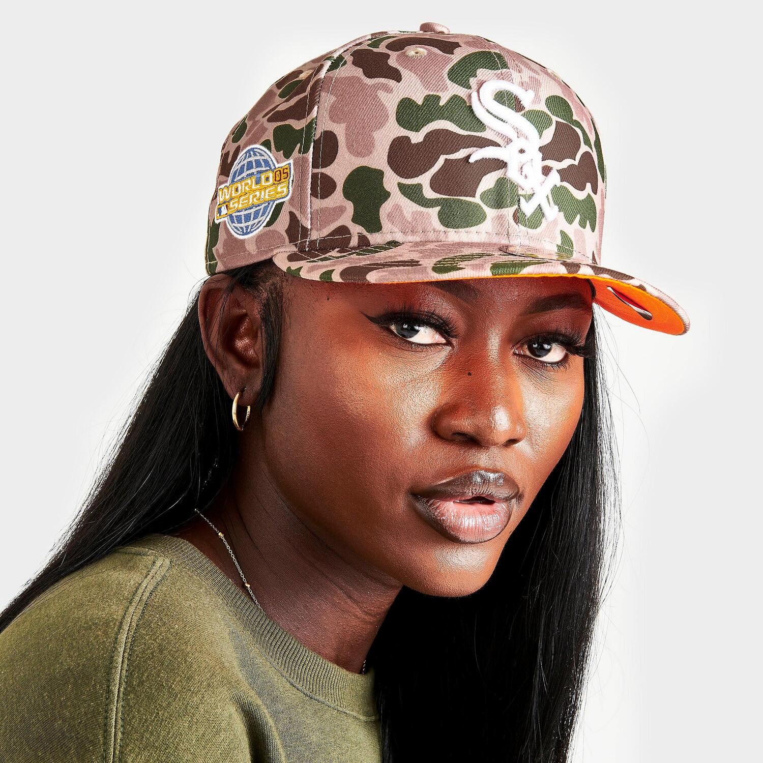 

Облегающая кепка New Era Chicago White Sox MLB Duck Camo 59FIFTY, камуфляж