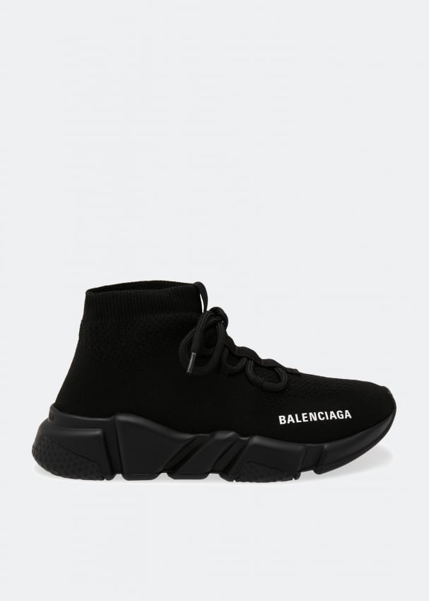 цена Кроссовки BALENCIAGA Speed lace-up sneakers, черный