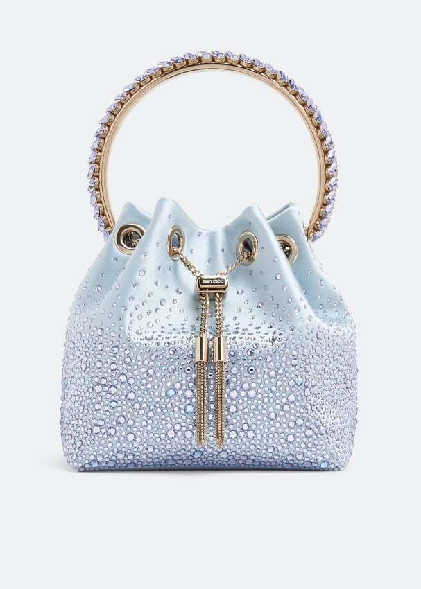 

Сумка JIMMY CHOO Bon Bon bucket bag, розовый