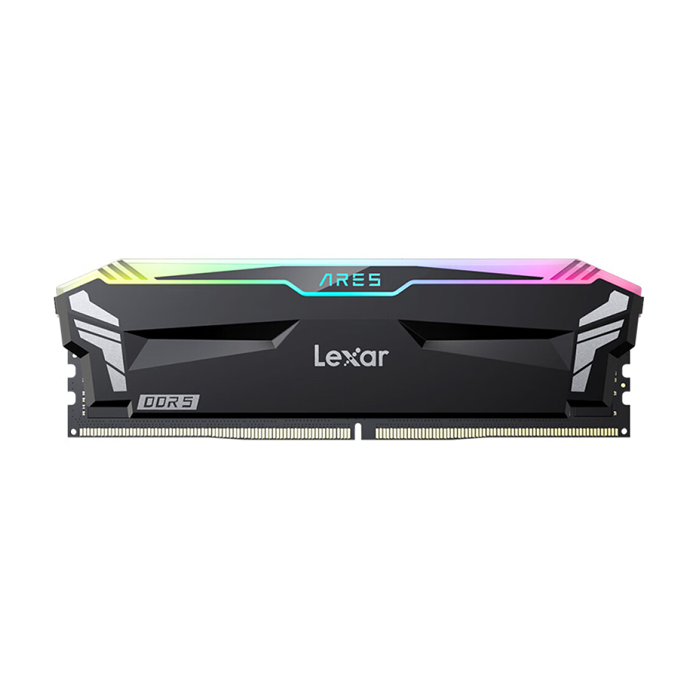 Оперативная память Lexar Ares, 32 Гб DDR5 (16Гб х 2), 7200 МГц, черный