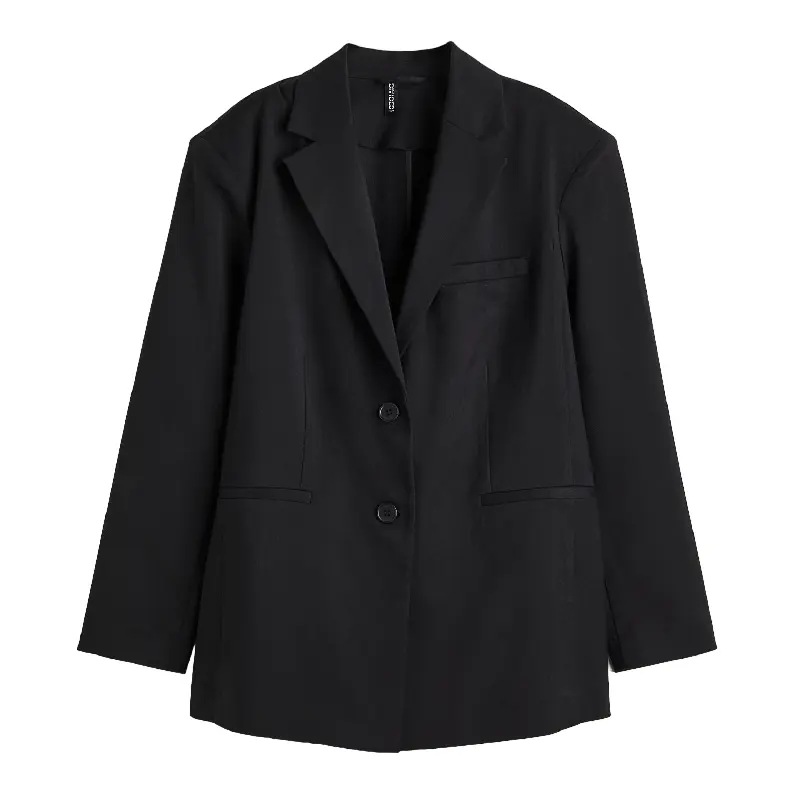 

Пиджак H&M Single-breasted, черный
