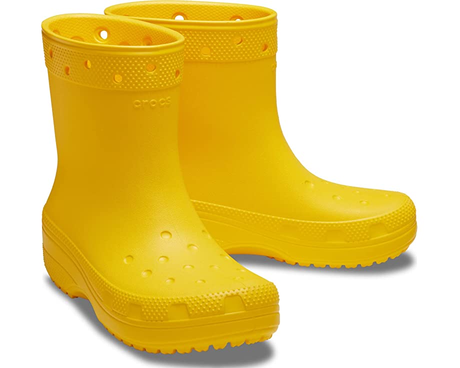 цена Ботинки Classic Rain Boot Crocs, подсолнух