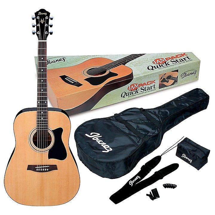 цена Комплект акустической гитары Ibanez IJV50 JAMPACK (натуральный) Ibanez IJV50 JAMPACK Guitar Package ()