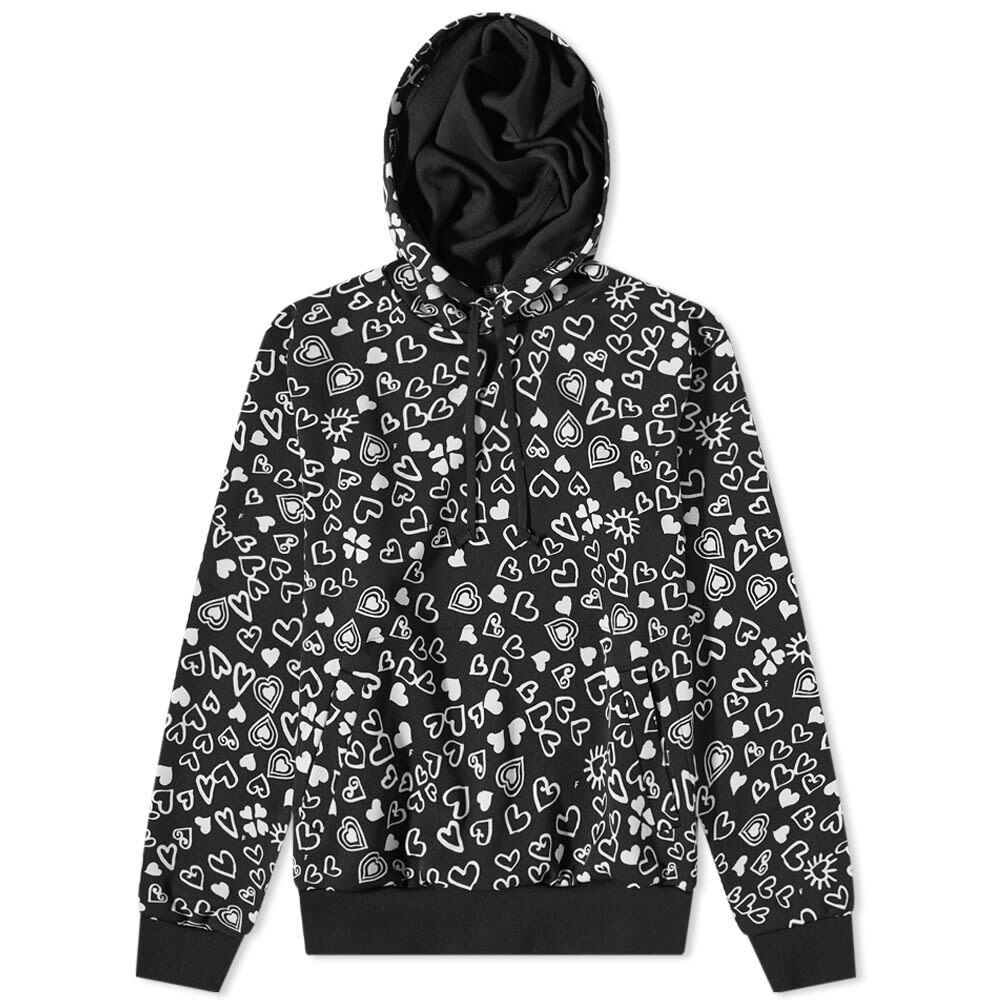 

Толстовка Comme des Garçons Black All Over Print Popover Hoody, Серый